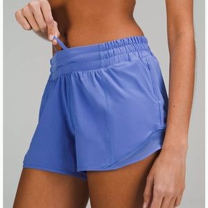Royal Blue Hotty Hot Low-Rise Lined Short 4” Lululemon (size 8) shorts